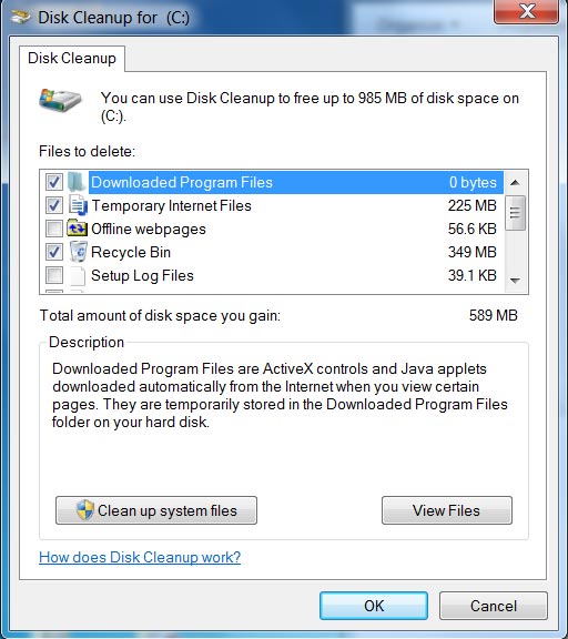Local disk drive full but no files